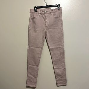 American Eagle Pink Hi Rise Super Stretch X Jegging Size 10